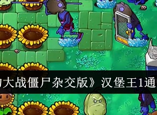 植物大戰(zhàn)僵尸雜交版漢堡王1怎么過 漢堡王1通關攻略